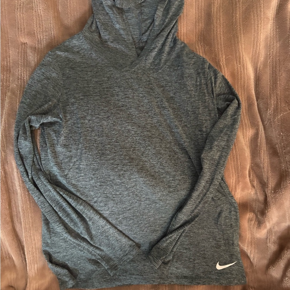 Nike Gray Lightweight Knit Sweater